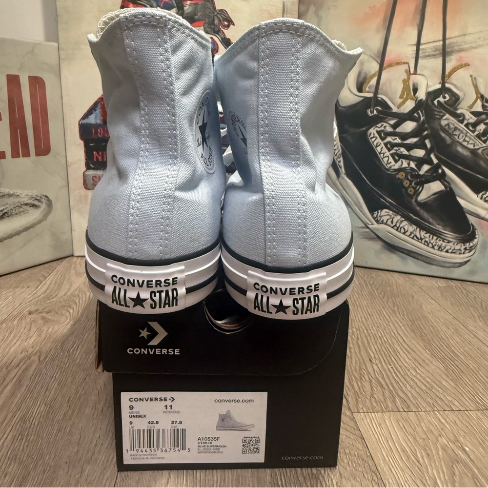 New Converse Chuck Taylor All Star High Top Sneaker Blue Supermoon Men 8,9,11,12 - Picture 7 of 9